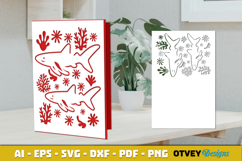 Sea Animals Card Cover Papercut Product Image 2