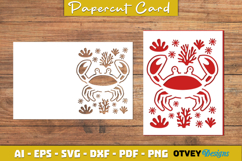 Sea Animals Card Cover Papercut Product Image 3