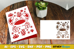 Sea Animals Card Cover Papercut Product Image 4