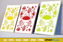 Sea Animals Card Cover Papercut Product Image 2