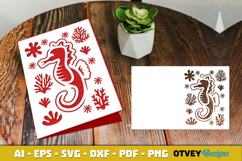 Sea Animals Card Cover Papercut Product Image 4