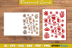 Sea Animals Card Cover Papercut Product Image 3