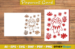 Sea Animals Card Cover Papercut Product Image 3