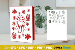 Sea Animals Card Cover Papercut Product Image 2