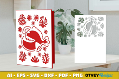 Sea Animals Card Cover Papercut Product Image 3