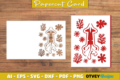 Sea Animals Card Cover Papercut Product Image 1