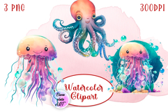 Sea Animals Clipart, Under the sea Product Image 1