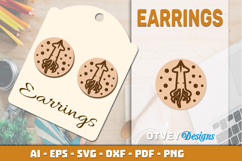 Lasercut Wooden Earrings Sea Animals Product Image 1