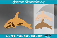 Sea Animals Lasercut Decoration SVG Product Image 1
