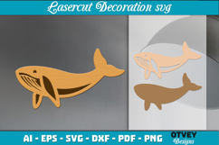 Sea Animals Lasercut Decoration SVG Product Image 1