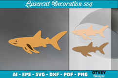 Sea Animals Lasercut Decoration SVG Product Image 1