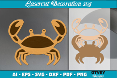 Sea Animals Lasercut Decoration SVG Product Image 1