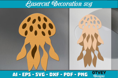 Sea Animals Lasercut Decoration SVG Product Image 1