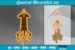 Sea Animals Lasercut Decoration SVG Product Image 1