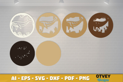 Whale Sea Animals Mandala 3D Layered Lasercut Product Image 3