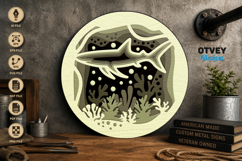 Shark Sea Animals Mandala 3D Layered Lasercut Product Image 2