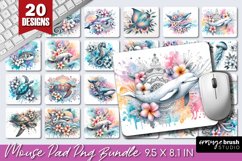 Sea Animals Mouse Pad Bundle - Beach Sublimation Mouse Pad