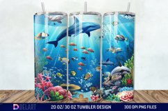Sea Animals Tumbler Wrap Product Image 1