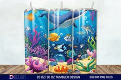 Sea Animals Tumbler Wrap Product Image 1