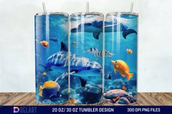 Sea Animals Tumbler Wrap Product Image 1