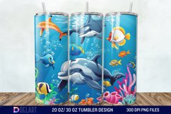 Sea Animals Tumbler Wrap Product Image 1