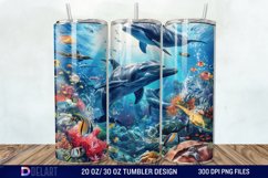 Sea Animals Tumbler Wrap Product Image 1
