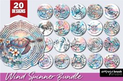 Sea Animals Wind Spinner Bundle - Summer Spinner Sublimation