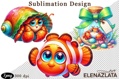 Sea Animals Clipart - Sea Animals Png Product Image 1