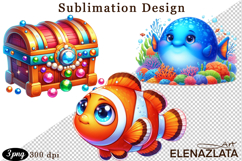 Sea Animals Clipart - Sea Animals Png Product Image 1