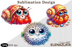 Sea Animals Clipart - Sea Animals Png Product Image 1
