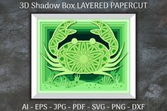 Sea Animals Mandala 3D Shadow Box Layered Papercut Bundle Product Image 2