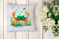 Sea crab Sublimation PNG Design, Ocean Life Product Image 4