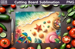 Sea Wave Cutting Board | Beach Glasses Cutting Board Product Image 1