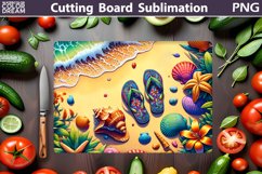 Sea Wave Cutting Board | Beach Glasses Cutting Board Product Image 1