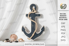Sea Decors Bundle Laser Cut. Home Decor SVG Product Image 2