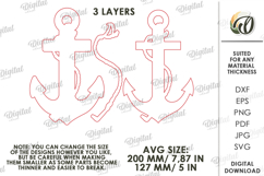 Sea Decors Bundle Laser Cut. Home Decor SVG Product Image 3