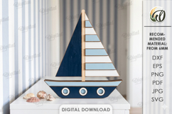 Sea Decors Bundle Laser Cut. Home Decor SVG Product Image 14