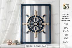 Sea Decors Bundle Laser Cut. Home Decor SVG Product Image 8