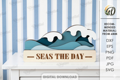 Sea Decors Bundle Laser Cut. Home Decor SVG Product Image 10