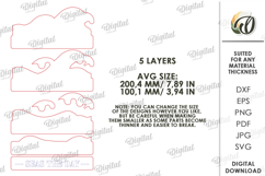 Sea Home Decor Laser Cut. Standing Decor SVG Product Image 2