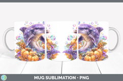 GorgeousSea Halloween Mug Wrap design.
