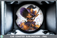 GorgeousSea Halloween Car Coaster design.
