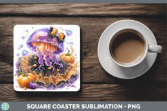 GorgeousSea Halloween Square Coaster design.