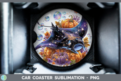GorgeousSea Halloween Car Coaster design.