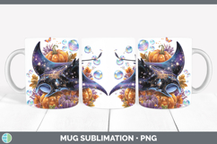 GorgeousSea Halloween Mug Wrap design.