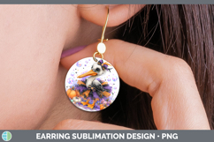 GorgeousSea Halloween Round Earrings design.