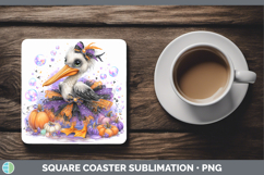 GorgeousSea Halloween Square Coaster design.
