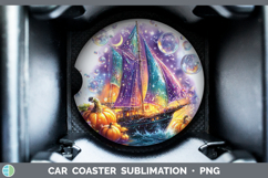 GorgeousSea Halloween Car Coaster design.