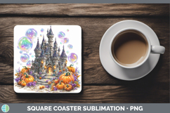 GorgeousSea Halloween Square Coaster design.