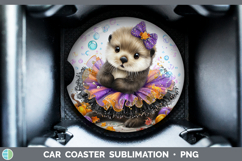 GorgeousSea Halloween Car Coaster design.